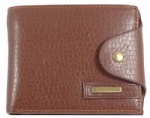 PU men's wallet with coin pocket pouch and driver license