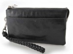 fashion ladies PU clutch purse black