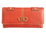 trifold flapover women wallet