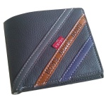Cheap fashion bifold young man wallet