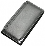 long Pu leather credit card wallets for man