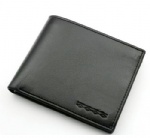 multi slim mens wallet in black