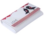 PU 3D digital printing wallet for women