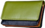 soft leather colorful PU woman wallet