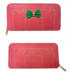 synthetic woman wallets factory, rivet wallets for women