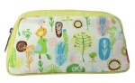 New floral printing fabric cosmetic bag, girl make up bag