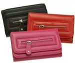 mighty wallets for women , lladies purses, promotional leather goods