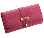 handmade faux leather woman wallet made