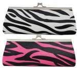 vinyl materail framed fashion chained mini purse wallet