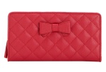 brand PU quilted wallet purse, ladies wallet clutch