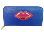 PU zip around wallet for women