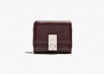 Eco leather wallet with metal locker for European brand