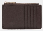 Zipper card holder made in PU leather, China factory