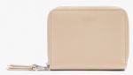 Double zip around wallet made of eco leather, fashion accessories